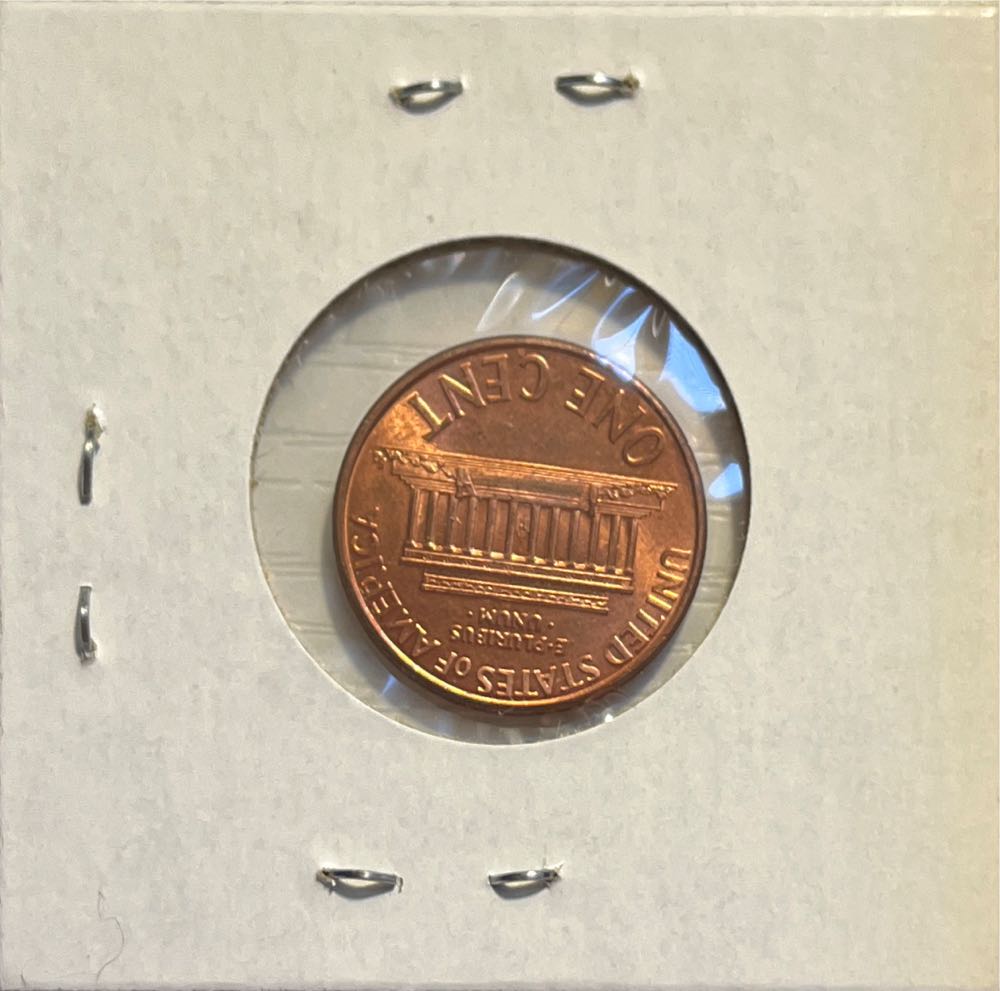 American 1998 1 Cent “Lincoln Memorial Cent” Penny  coin collectible - Main Image 2