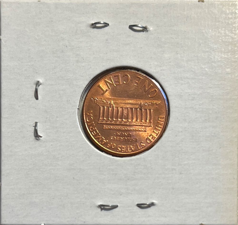 American 2000 D 1 Cent “Lincoln Memorial Cent” Penny  coin collectible - Main Image 2