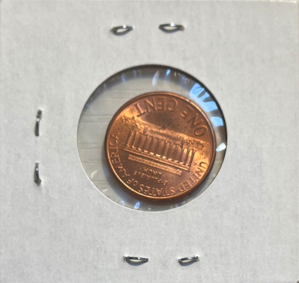 American 2001 1 Cent “Lincoln Memorial Cent” Penny  coin collectible - Main Image 2