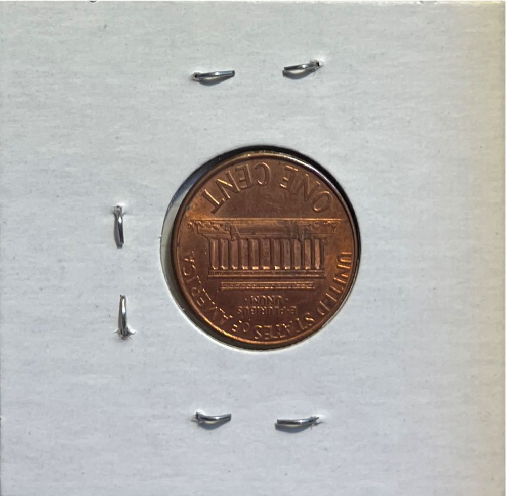 American 2005 1 Cent “Lincoln Memorial Cent” Penny  coin collectible - Main Image 2