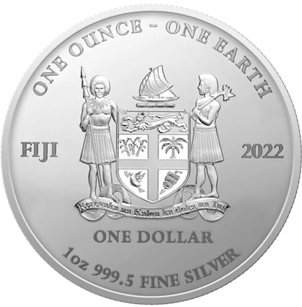 On Earth Artificial Intelligence The Beauty Coloured Coin  coin collectible - Main Image 2