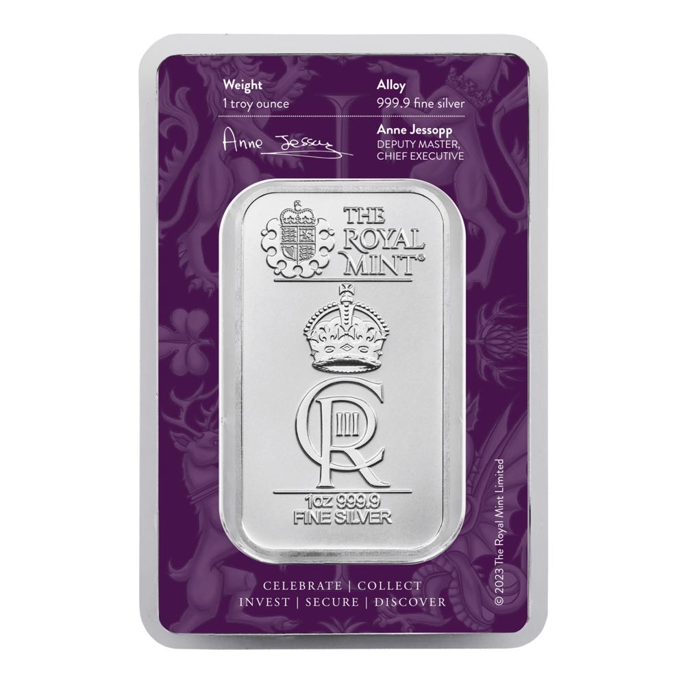 The Royal Celebration 1oz Silver Bullion Minted Bar  coin collectible - Main Image 2