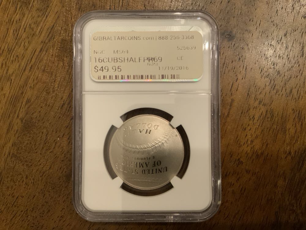 Chicago Cubs 2014 S BASEBALL HALL OF FAME 50C  coin collectible - Main Image 2