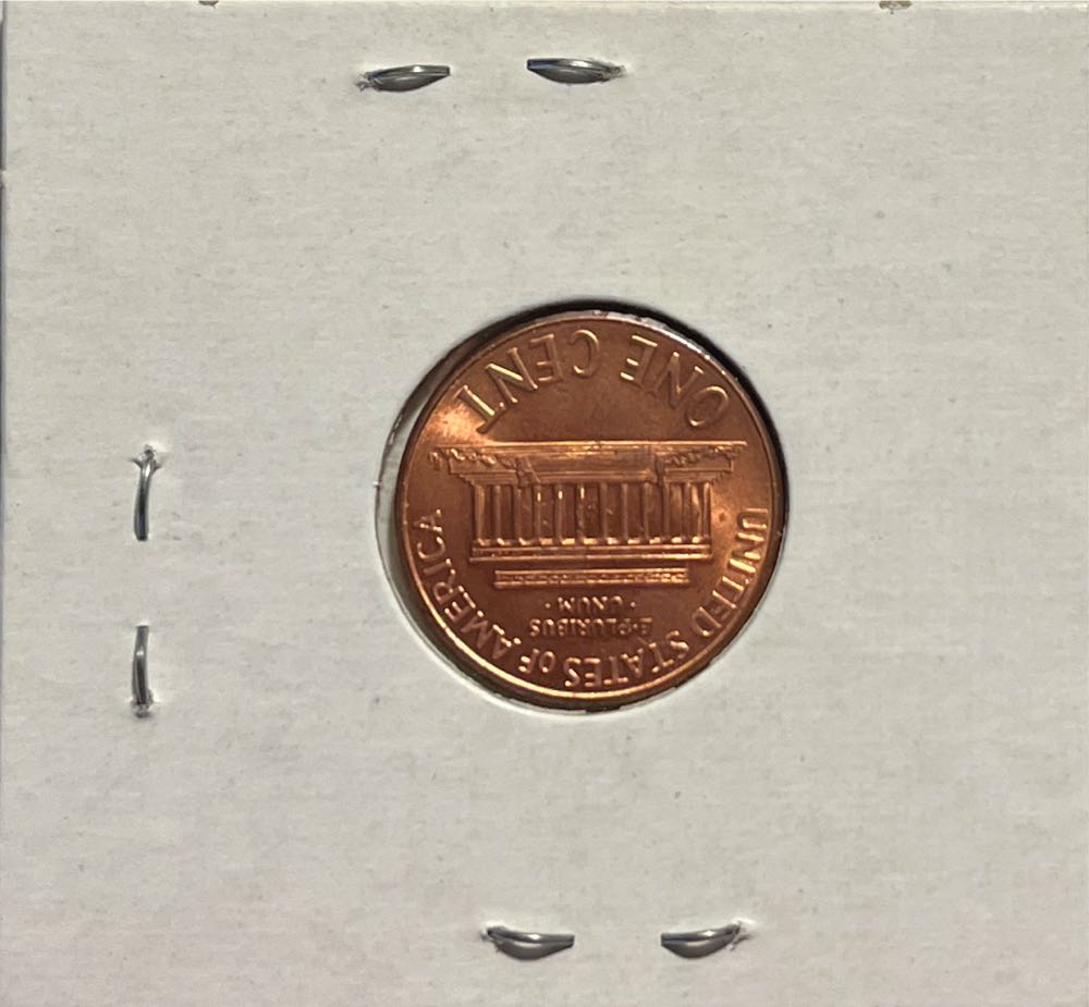 American 2008 D 1 Cent “Lincoln Memorial Cent” Penny  coin collectible - Main Image 2