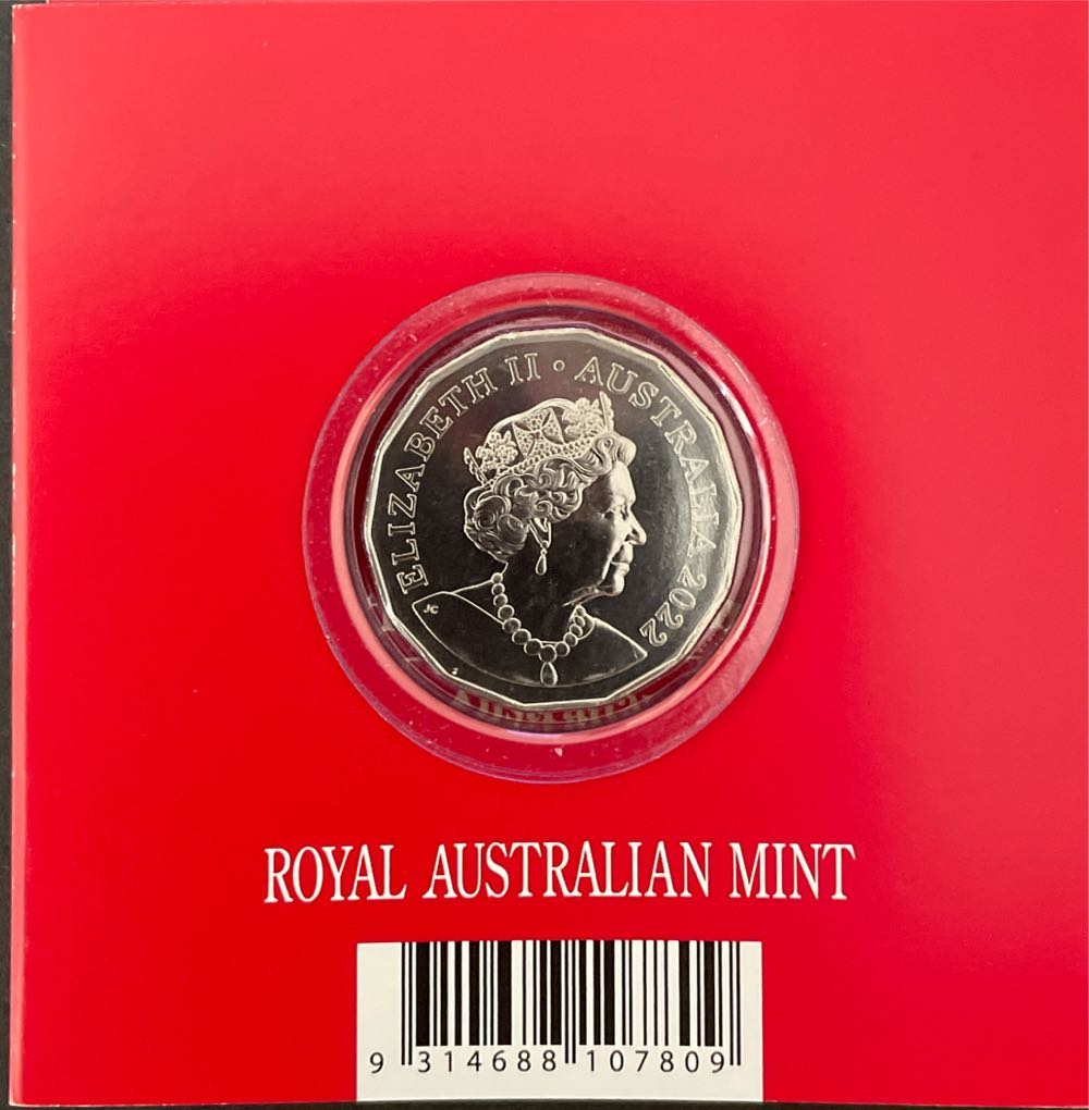 Year Of The Tiger 50 Cent  coin collectible [Barcode 9314688107809] - Main Image 2