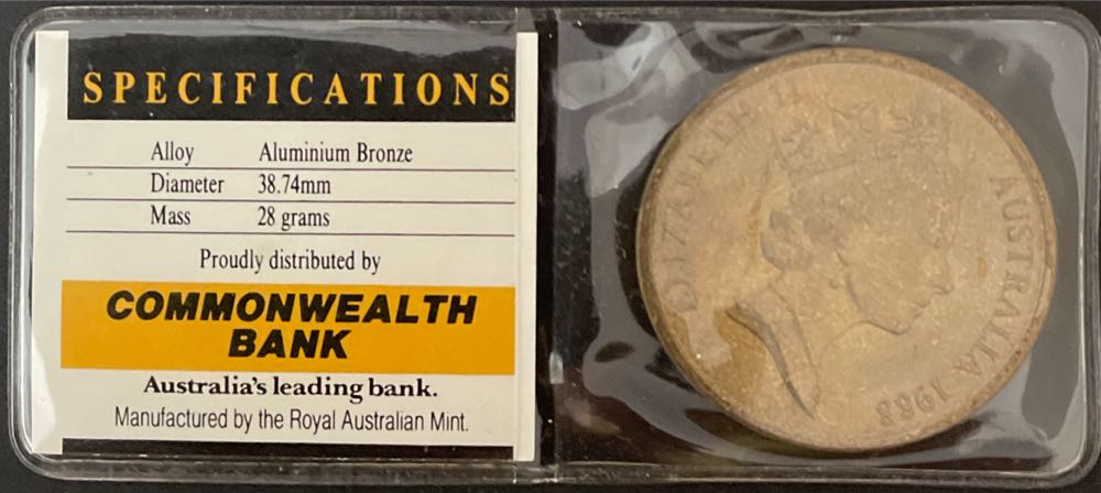 1988 Five Dollar Commemorative Coin  coin collectible - Main Image 2