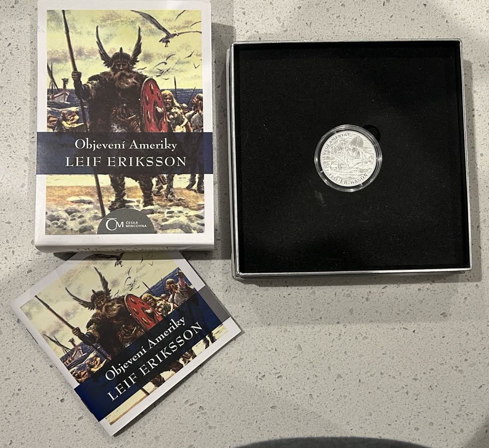 2022 Leif Eriksson  coin collectible - Main Image 4