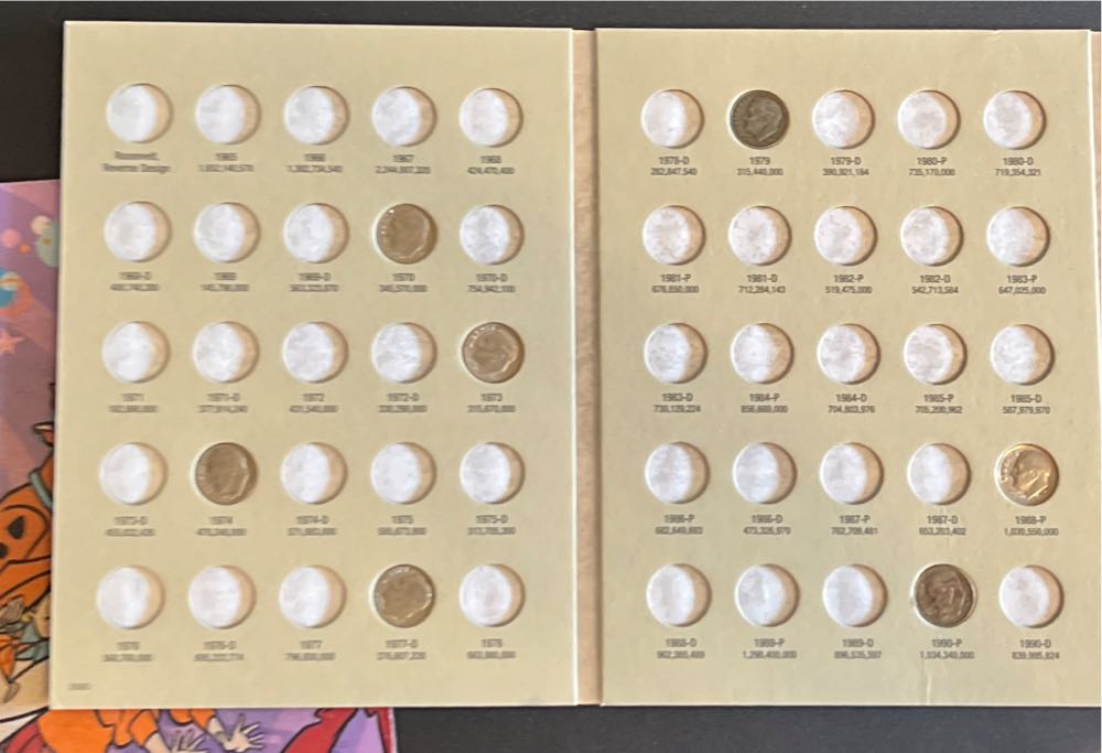 Roosevelt Dime Folder 1965—1999  coin collectible [Barcode 9780937458136] - Main Image 3