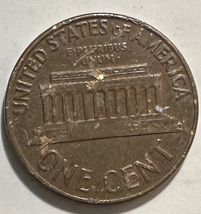 Penny Lincoln Memorial 1961 D  coin collectible - Main Image 2