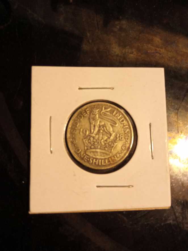 1938 Shilling  coin collectible - Main Image 2