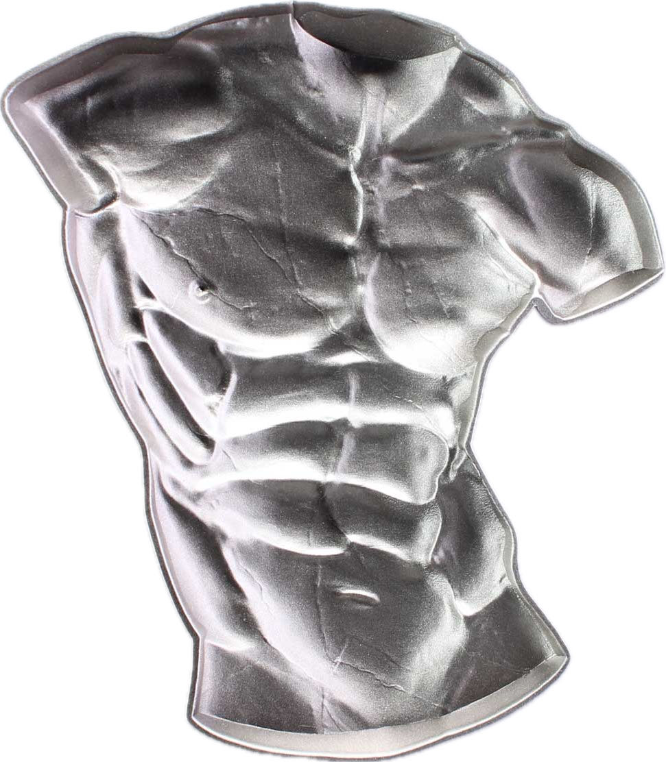 Male Torso 2oz Stacker  coin collectible - Main Image 2