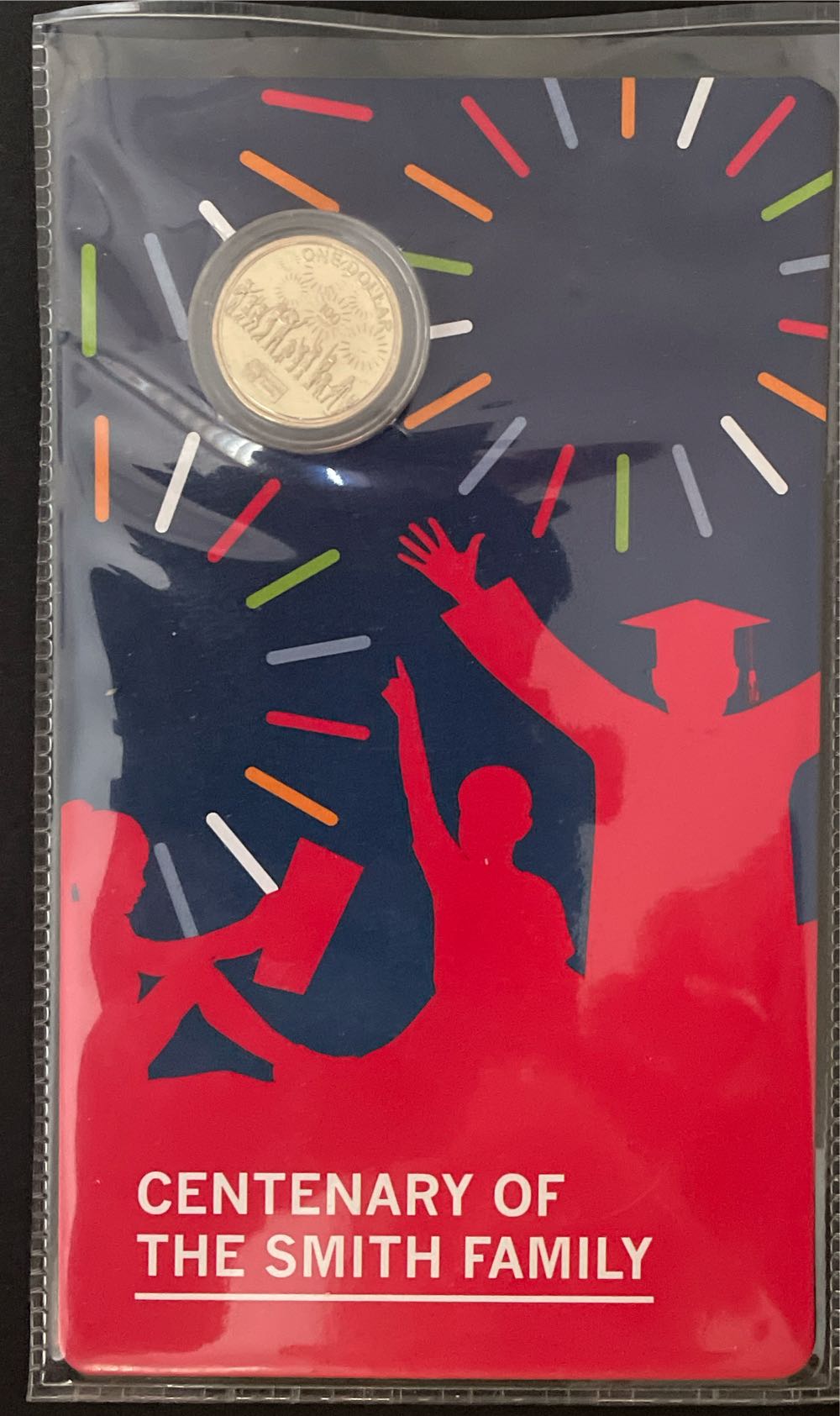 The Smith Family Centenary Of $1 Ram Card Unc Uncirculated  coin collectible [Barcode 9314688111073] - Main Image 2