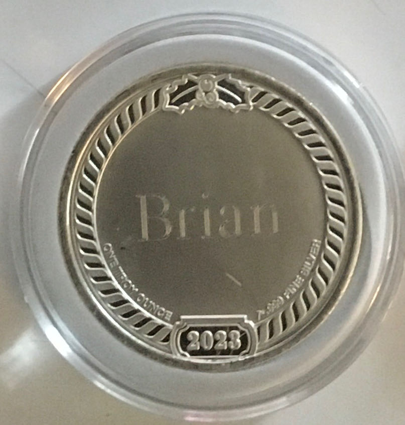 (BCs) Christmas Coin -2023 Merry Christmas  coin collectible - Main Image 2