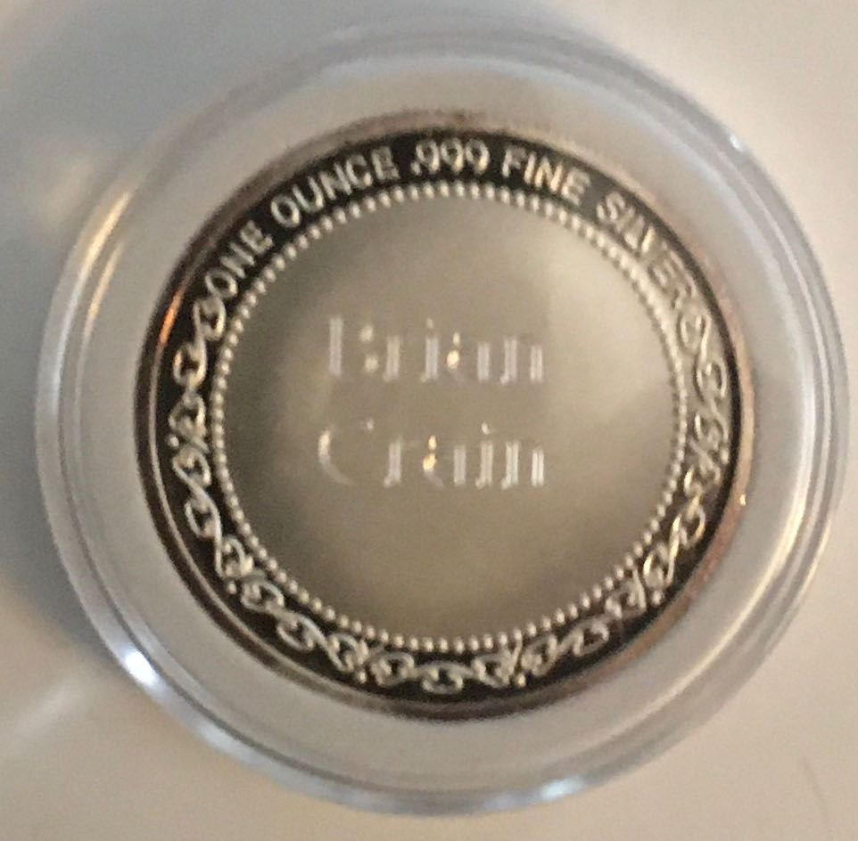 (BCs) Christmas Coin -1990 Santa Claus  coin collectible - Main Image 2