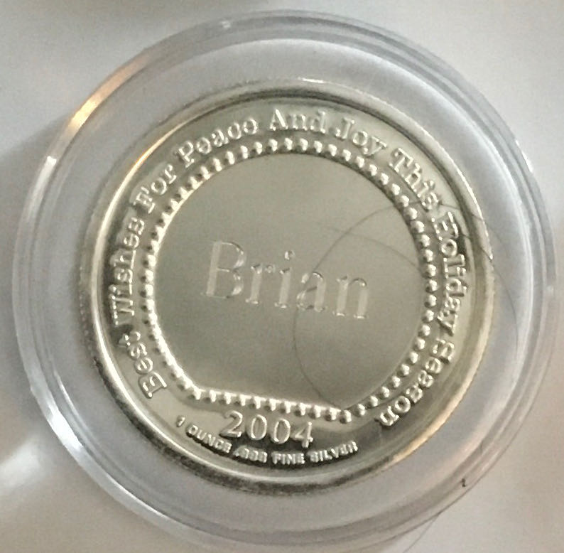 (BCs) Christmas Coin -2004 Tanka La La La La La La  coin collectible - Main Image 2