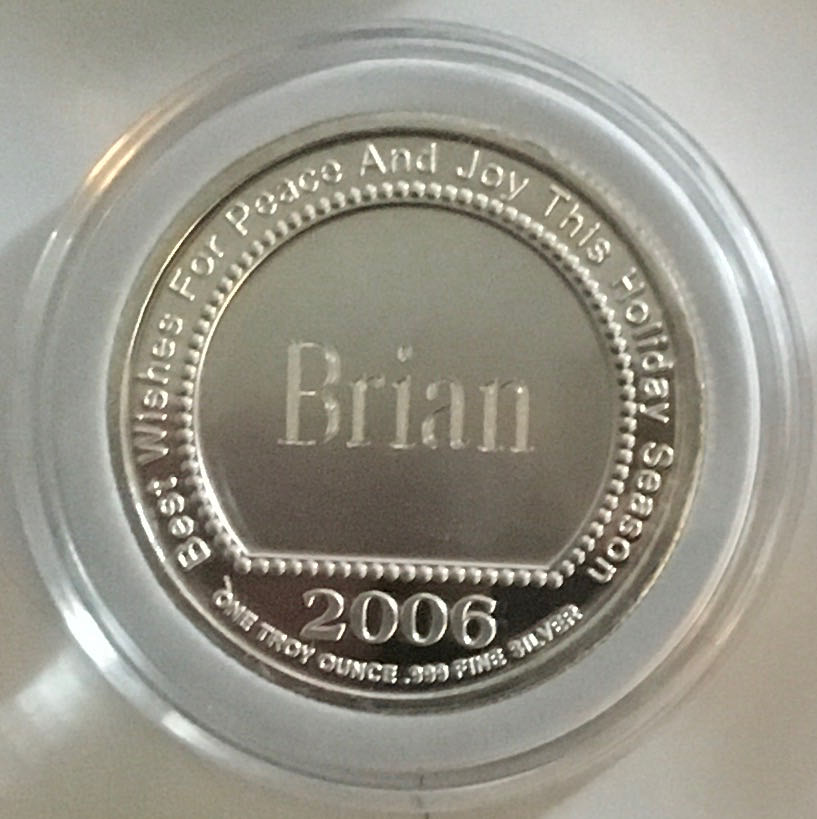 (BCs) Christmas Coin -2006 Holiday Greetings  coin collectible - Main Image 2