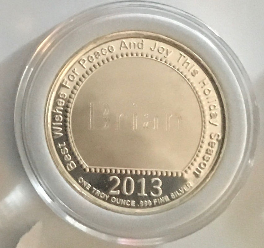 (BCs) Christmas Coin -2013b Season Greetings  coin collectible - Main Image 2