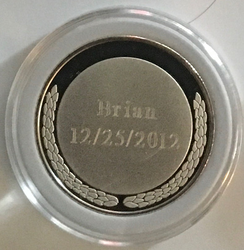 (BCs) Christmas Coin -2012 Seasons Greetings  coin collectible - Main Image 2