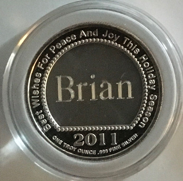 (BCs) Christmas Coin -2011 Happy Holiday  coin collectible - Main Image 2