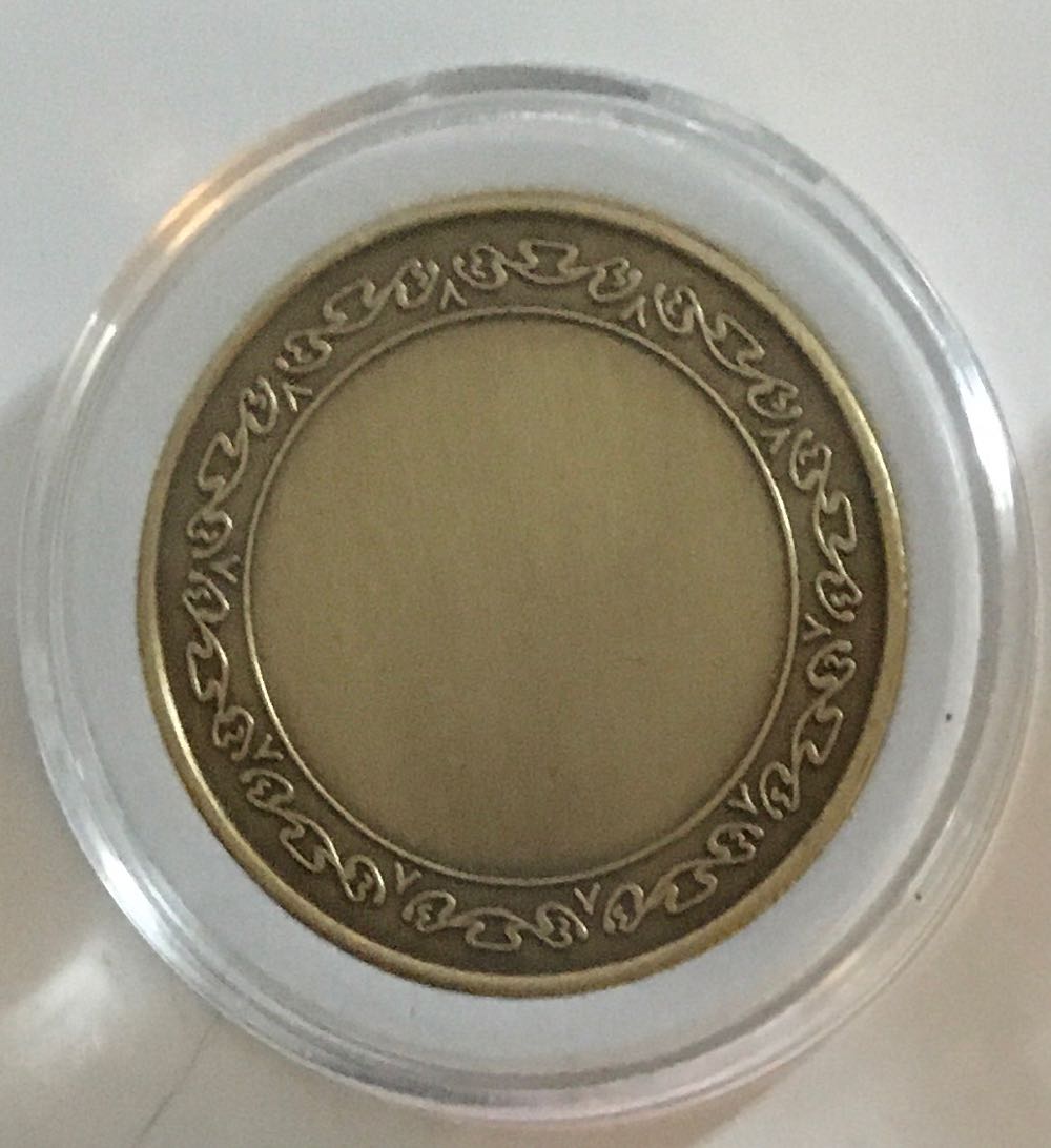 (BCs) Christmas Coin -2002 Bronze Merry Christmas  coin collectible - Main Image 2