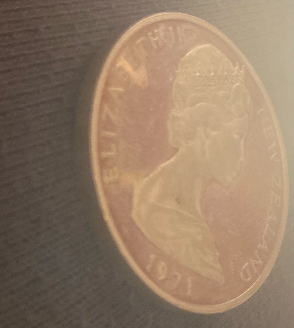 1971 Elizabeth New Zealand One Dollar Coin  coin collectible - Main Image 4