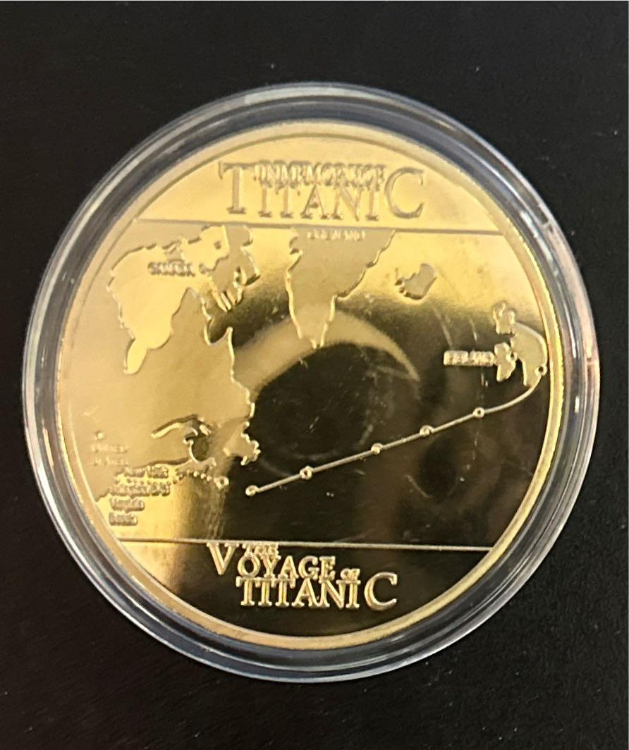 Mes Titanic  coin collectible [Barcode 39360375409] - Main Image 2