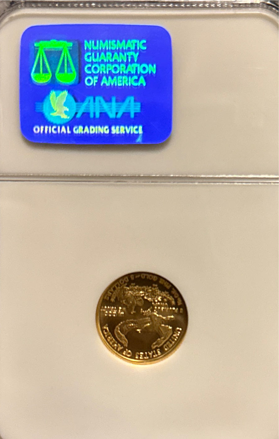 2000 Eagle G$5  coin collectible - Main Image 2