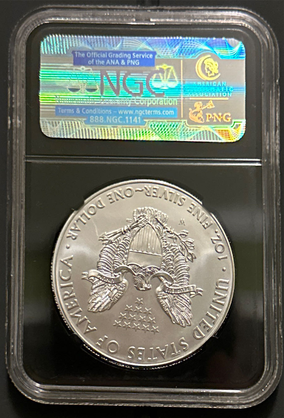 25th Anniversary Set: 2011 W Eagle S$1  coin collectible - Main Image 2