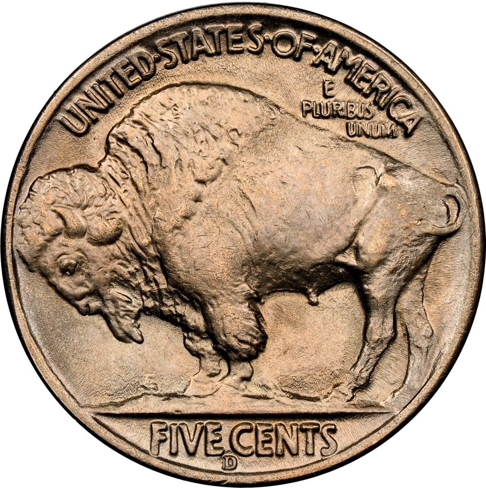 Buffalo Nickel 1938-D  coin collectible - Main Image 2