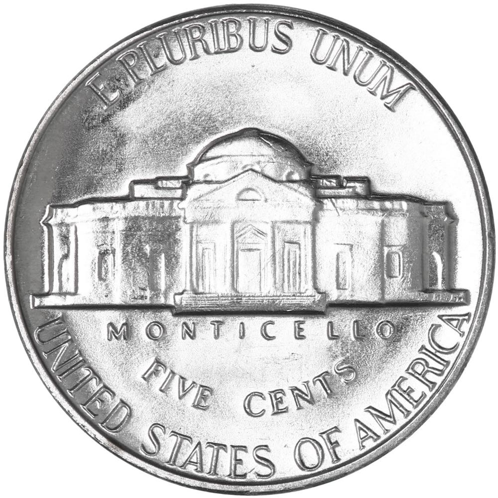 1968 S Nickel  coin collectible - Main Image 2