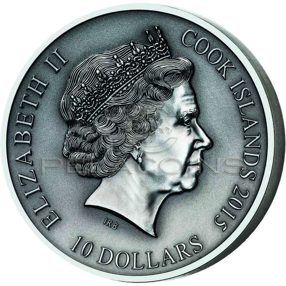 2015 Cook Islands Norse Gods S$10  coin collectible - Main Image 2