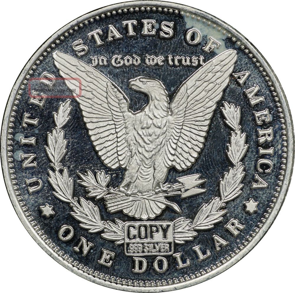 1878 Morgan 2oz Replica  coin collectible - Main Image 2