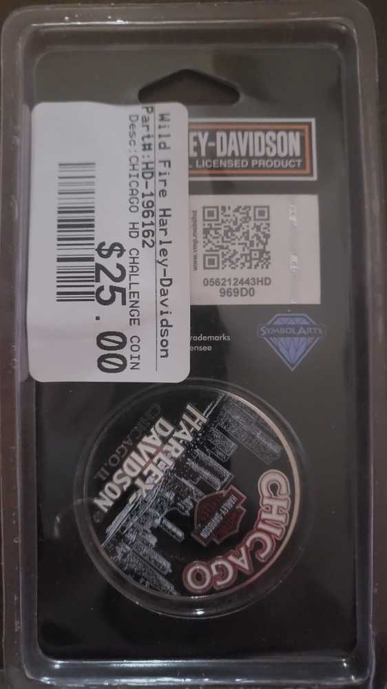 Wild Fire Harley-Davidson Challenge Coin  coin collectible - Main Image 2