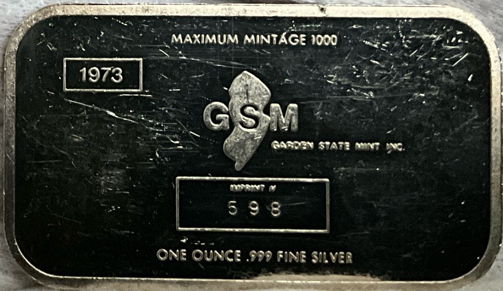 75th Anniversary George Gershwin 1oz Bar  coin collectible - Main Image 2