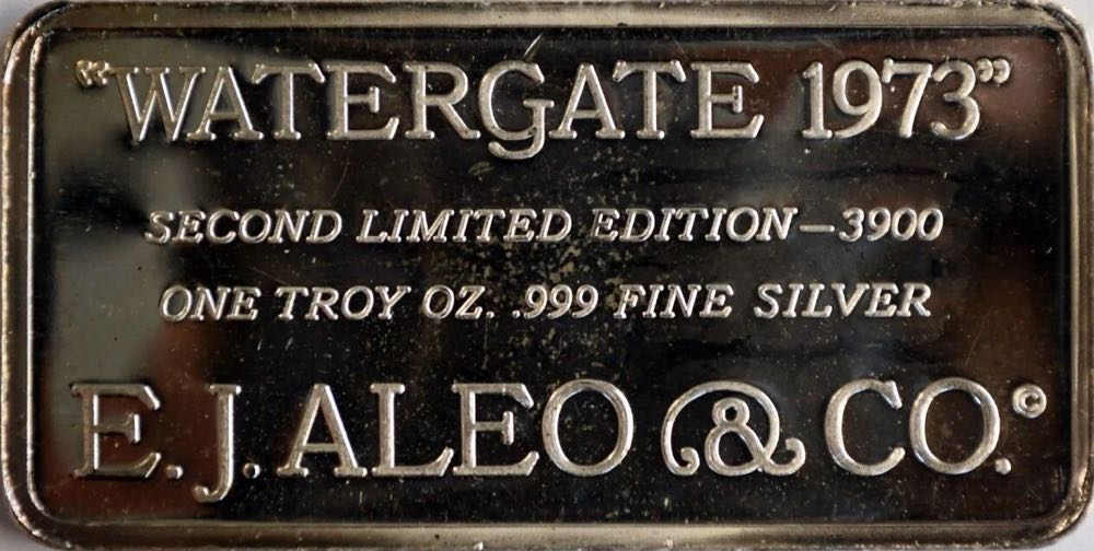 Watergate 1973 1oz Bar  coin collectible - Main Image 2