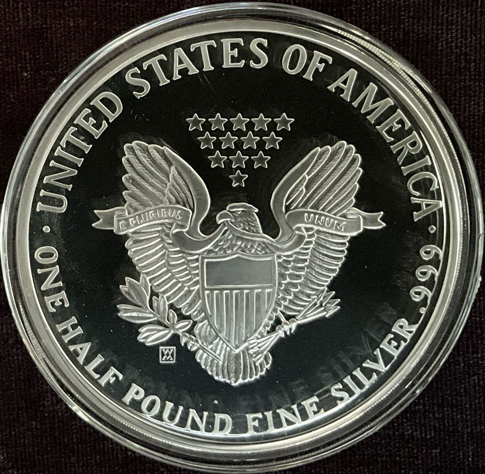 2003 Silver Eagle 8oz Replica  coin collectible - Main Image 2