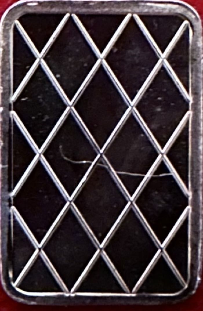 Square & Compass 1g Bar  coin collectible - Main Image 2