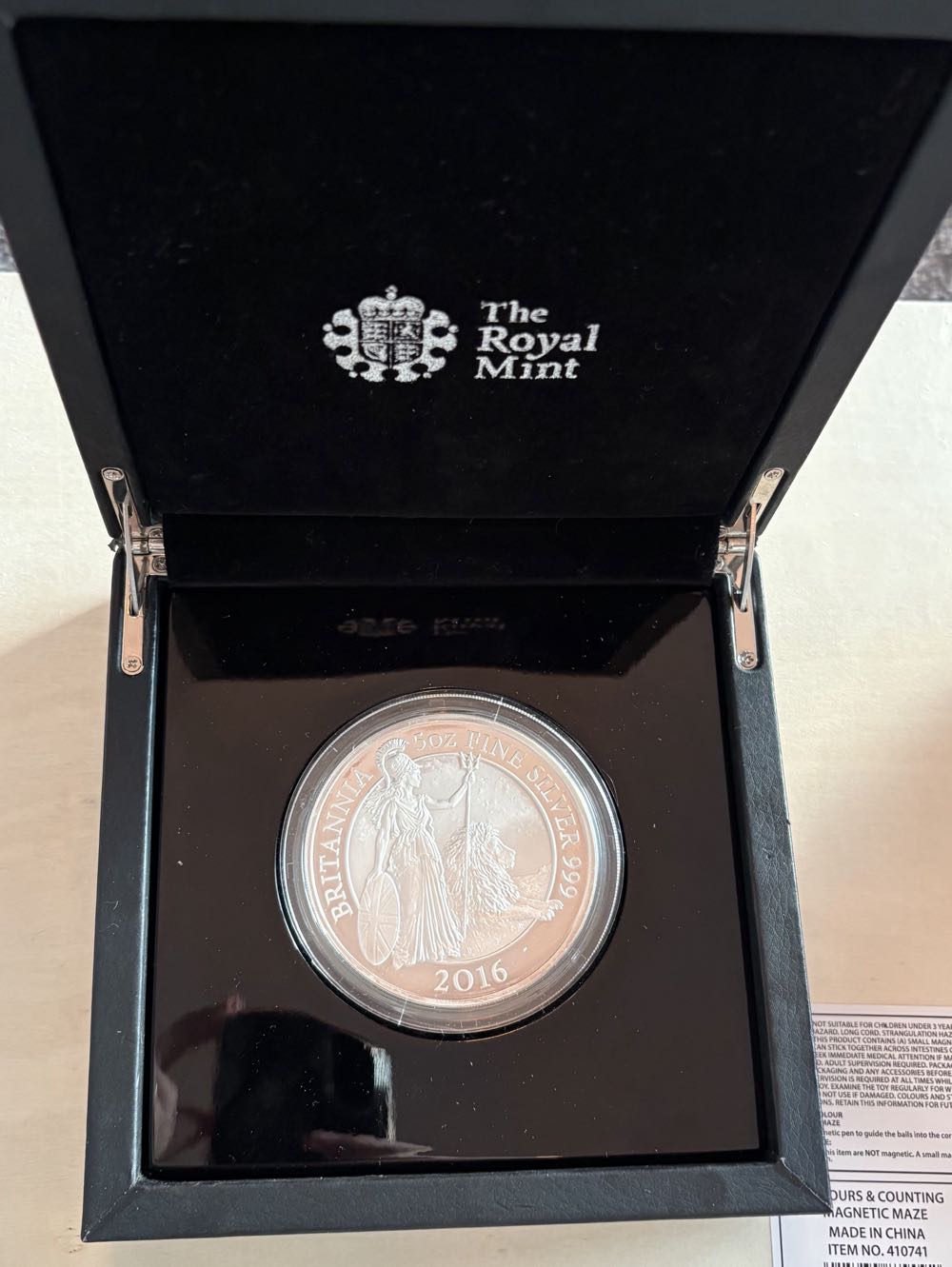 2021 Britannia - 5oz Proof  coin collectible - Main Image 3