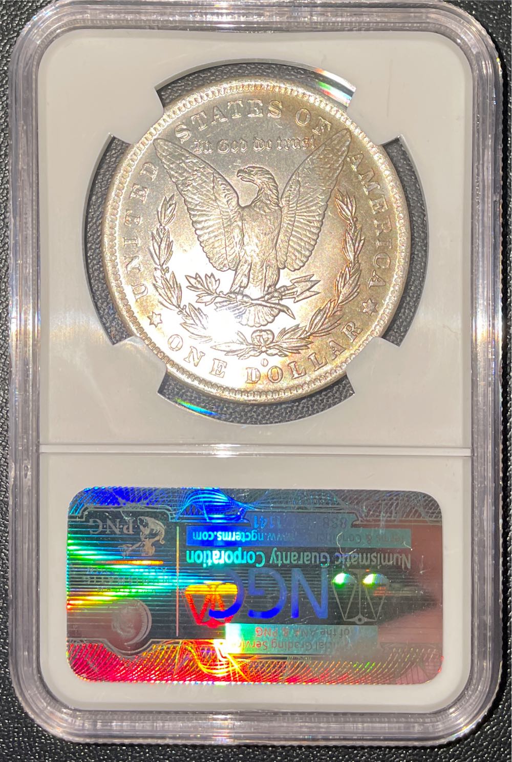 1884 O Morgan Dollar MS63  coin collectible - Main Image 2