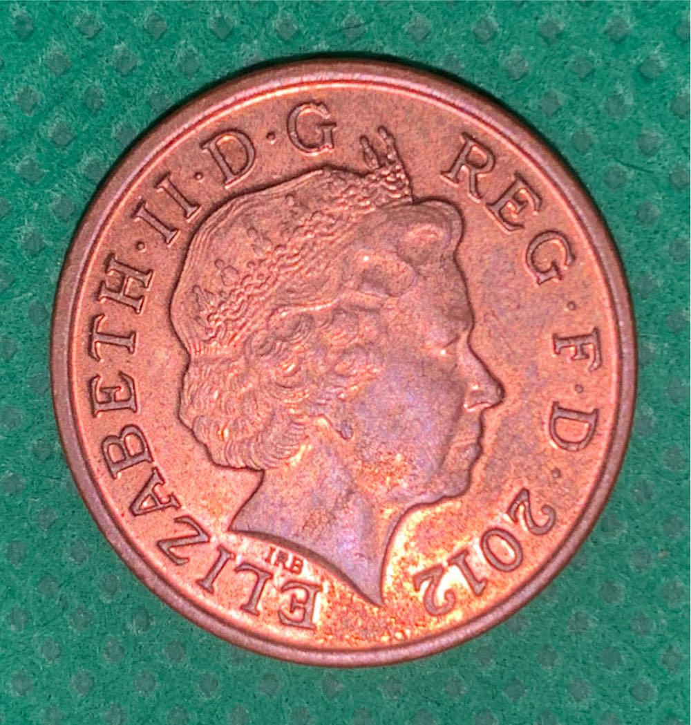 1 Penny - Elizabeth II (4th portrait; Royal Shield)  coin collectible - Main Image 2