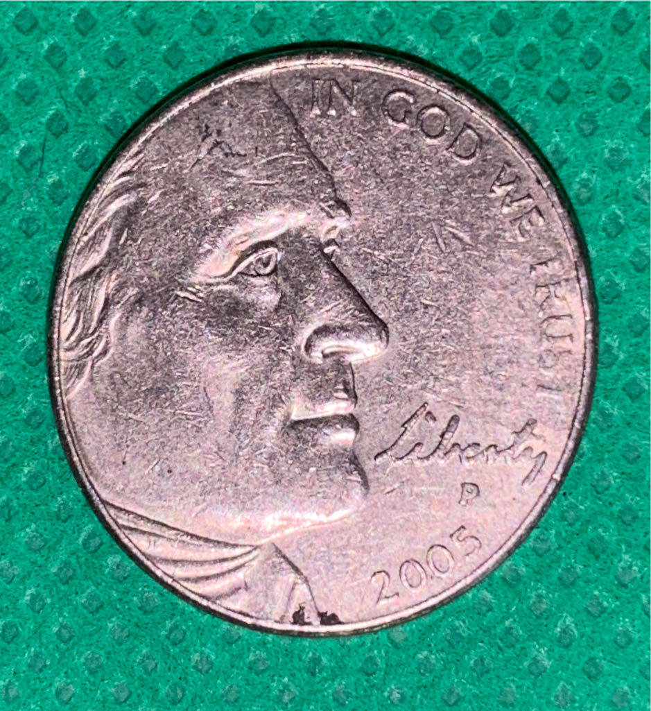 5 Cents ”Jefferson Nickel” (Westward Journey, Ocean View)(P)  coin collectible - Main Image 2