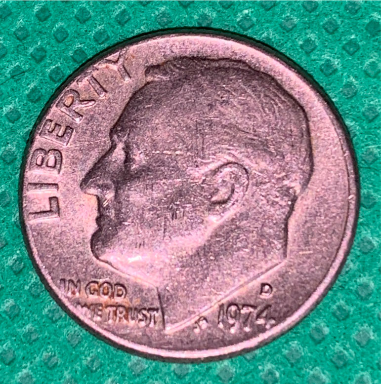 1 Dime ”Roosevelt Dime” (P)  coin collectible - Main Image 2