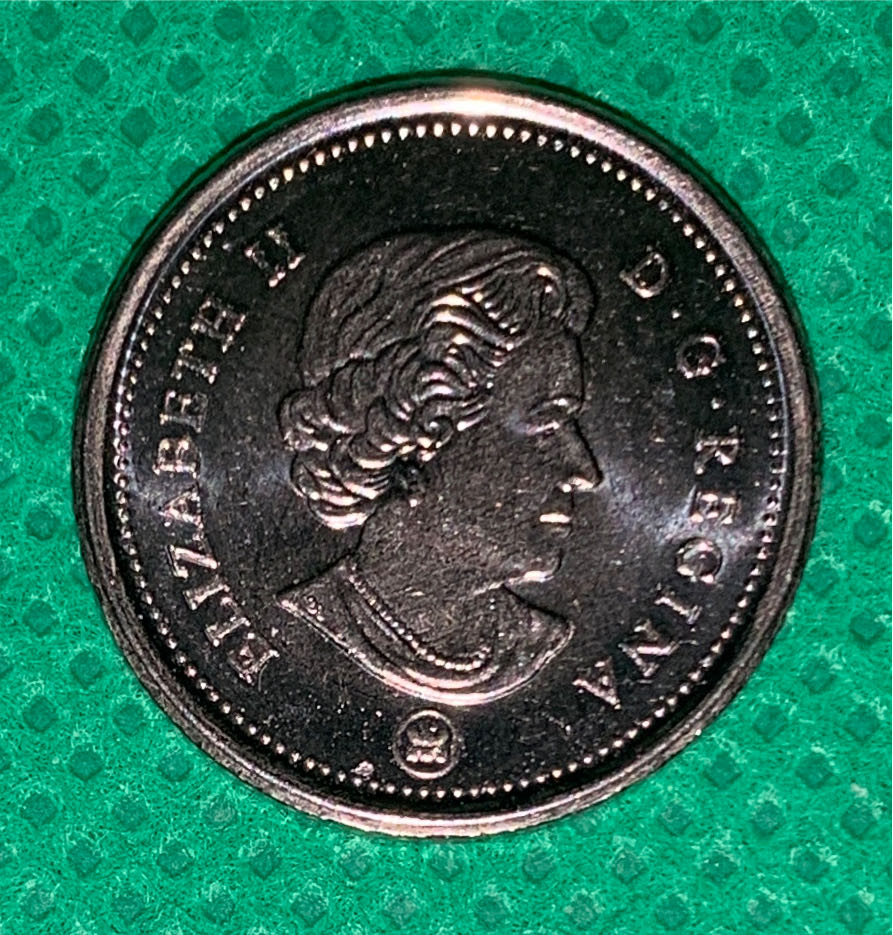 10 Cents - Elizabeth II (Bluenose; colored)  coin collectible - Main Image 2