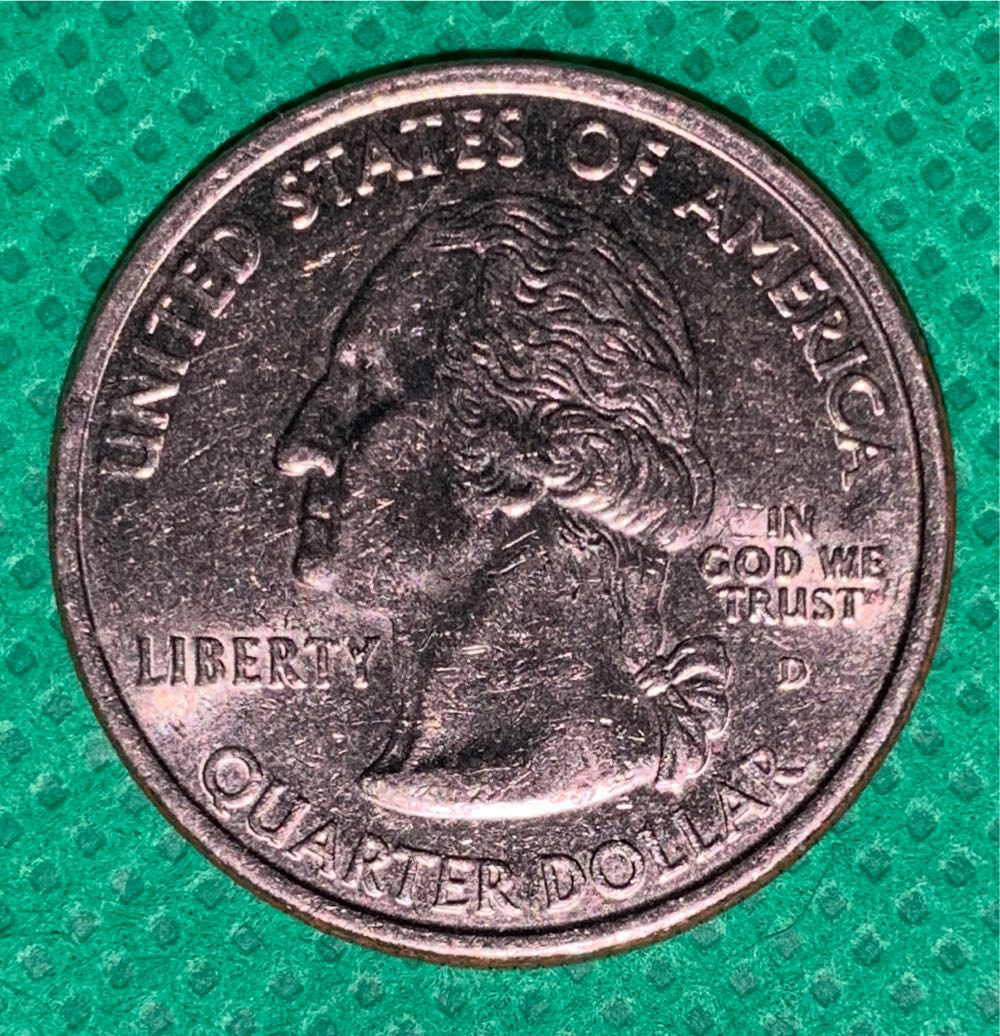 ¼ Dollar ”Washington Quarter” (Oklahoma)(D)  coin collectible - Main Image 2