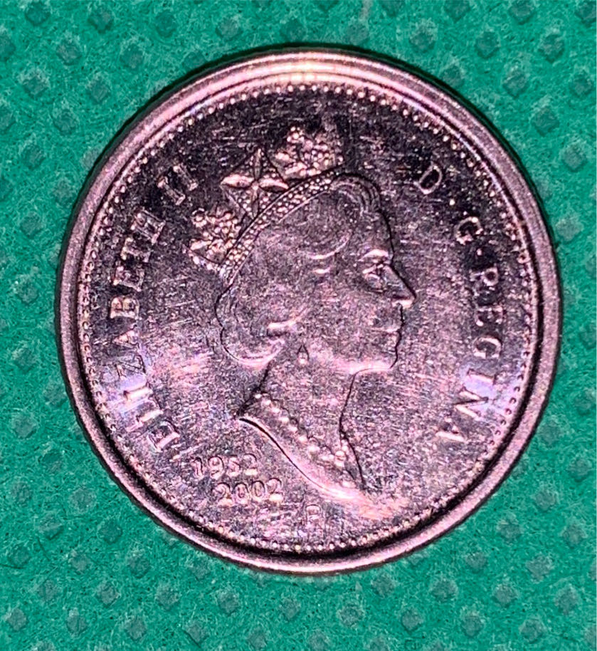 10 Cents - Elizabeth II (Golden Jubilee)(P)  coin collectible - Main Image 2