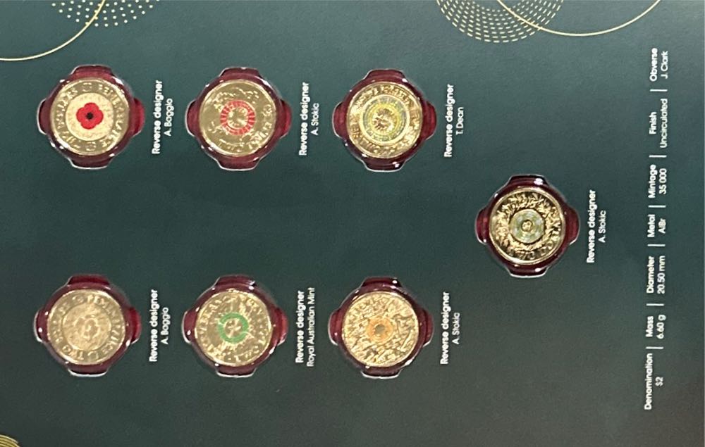 35 Years Of The 2 Dollar Coin  coin collectible [Barcode 9314688112797] - Main Image 3