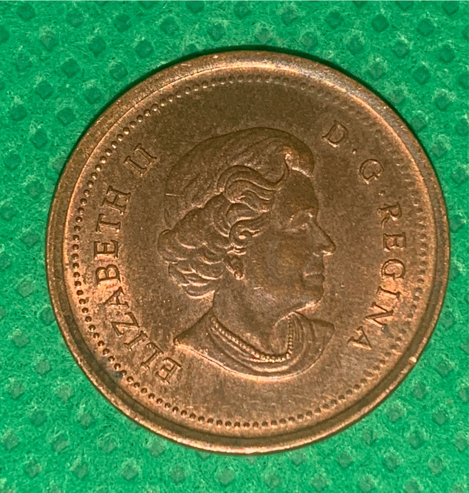 1 Cent - Elizabeth II (4th portrait; non-magnetic)  coin collectible - Main Image 2