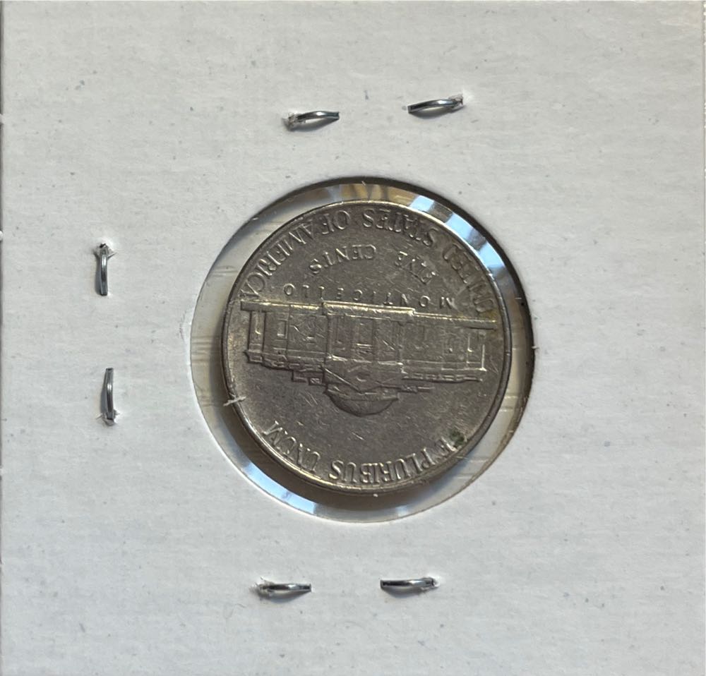 American 1990 P 5 Cent Jefferson Nickel coin collectible - Main Image 2