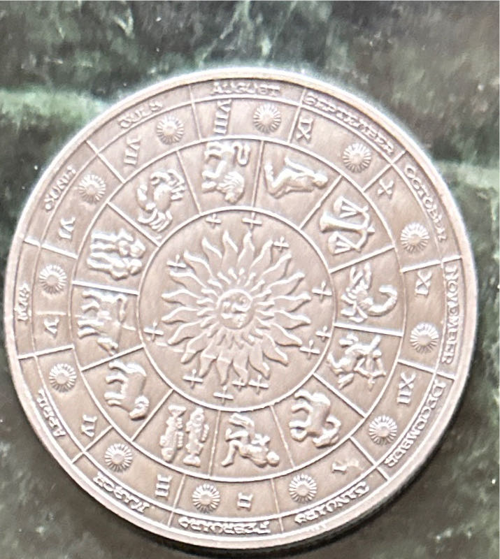 Signe Zodiaque  coin collectible [Barcode 13224559158] - Main Image 2
