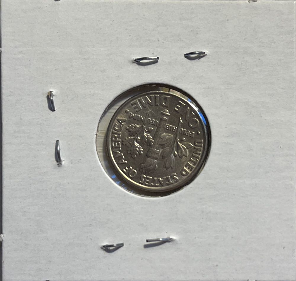 American 1992 D 10 Cent Roosevelt Dime  coin collectible - Main Image 2